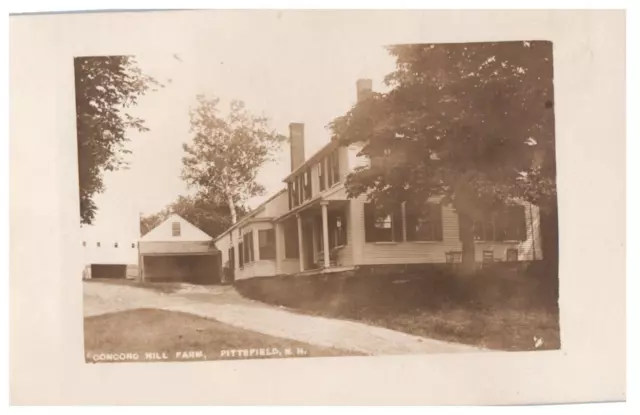 Concord Hill Farm, Pittsfield, NH New Hampshire Vintage RPPC Postcard