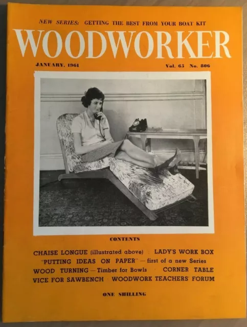 Woodworker Magazine - January 1961 -Vol 65 : No 806