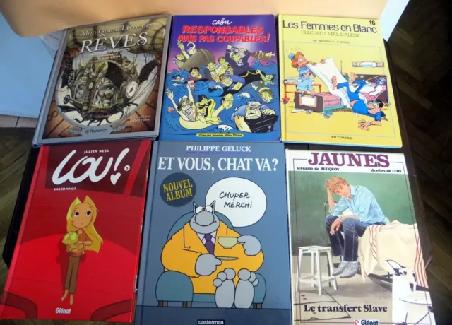 Lot De 6 Livres Bd ( Detail Dans Le Descriptif )