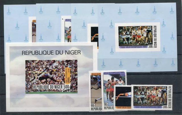 Niger 695/98 Block 27 + Sonderblöcke postfrisch / Olympiade ...............1/102