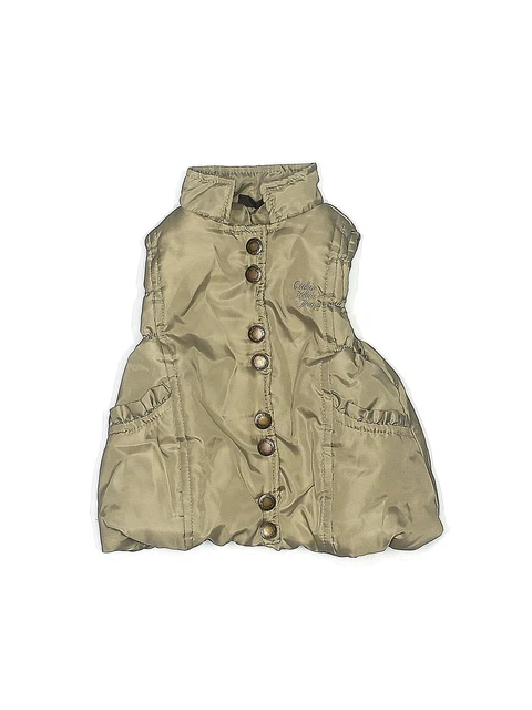CALVIN KLEIN JEANS Girls Green Vest 12 Months