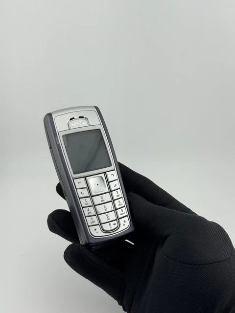 Nokia 6280 Vintage Rétro, Téléphone à Clapet Coulissant, Pour Pièces, Noir