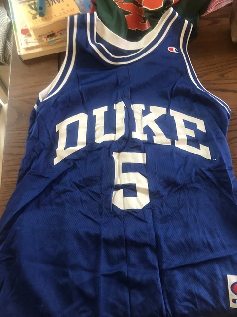 Vtg 1995 DUKE UNIVERSITY BLUE DEVILS #44 NIKE NCAA College