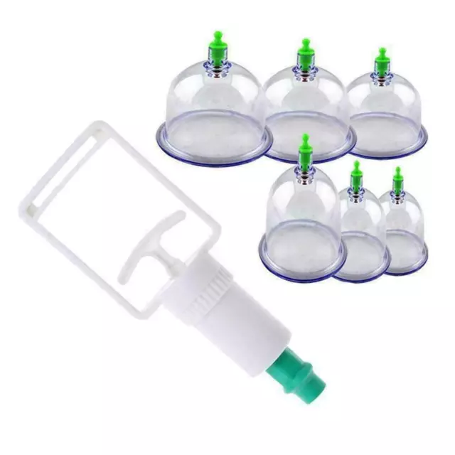 SET COPPE + POMPA DI ASPIRAZIONE corpo terapia coppettazione higiama presa agopun -20%