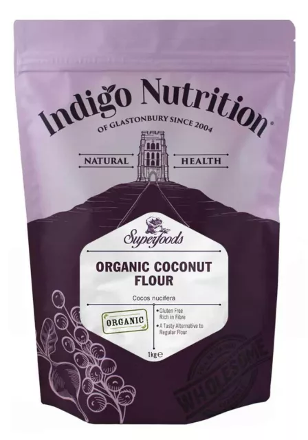 Organic Coconut Flour - 1kg - Gluten Free - Indigo Herbs