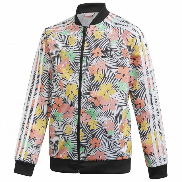 adidas Kinder Flower Superstar TT Track Top Sportjacke FM6715 Mädchen Jacke