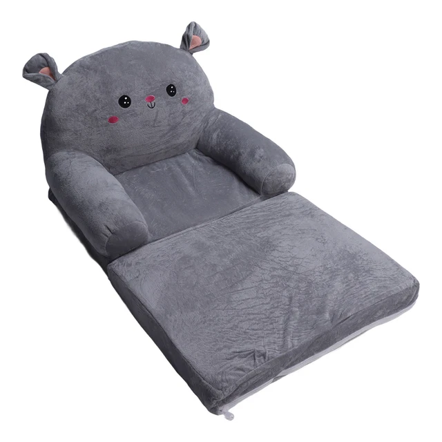 (2 Layers)Cartoon Children Folding Sofa Detachable Sponge Soft Children