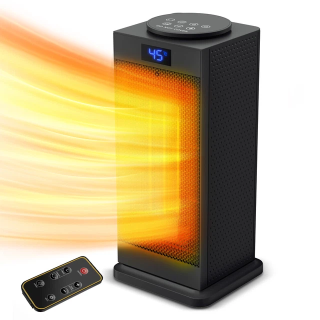 LED Keramik Heizlüfter 2000W Heizer Heater PTC Heizung Heizgerät Elektroheizer