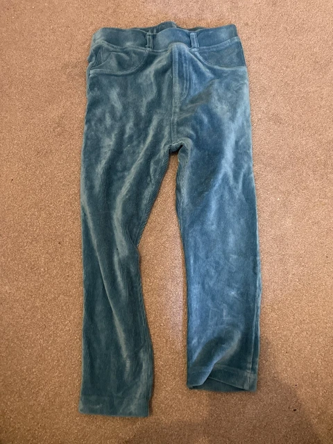 Jojo Maman Bebe Cord Type Jeggings 5-6 Years Girls Teal