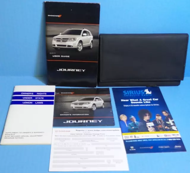 11 2011 Dodge Journey owners manual/user guide
