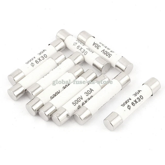 5Pcs 5x20mm Miniature Cartridge Fast Blow Ceramic Fuse