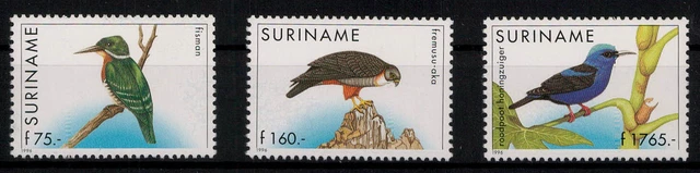 Surinam; Vögel 1996 kpl. **  (12,-)