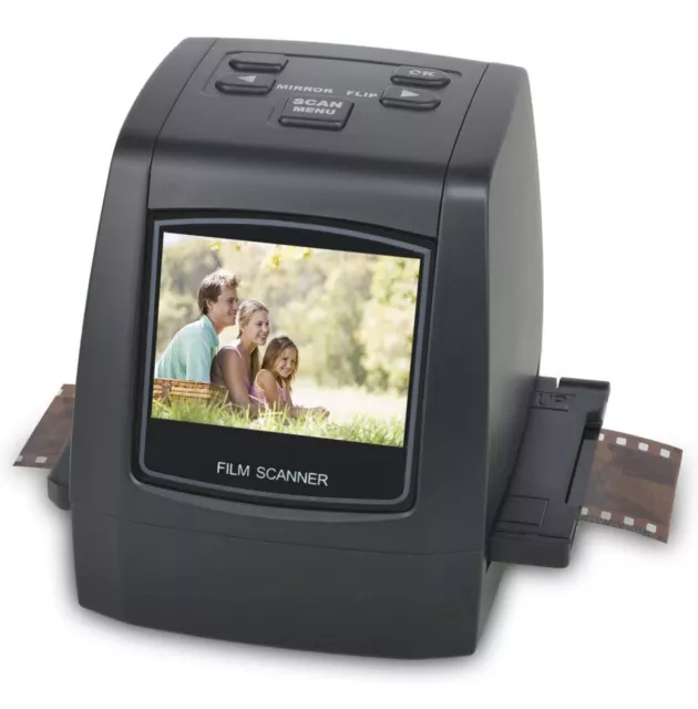 Slide&Film Scanner 35mm 135 110 126 Super8 Film/slide To Digital Photo 2.4” LCD