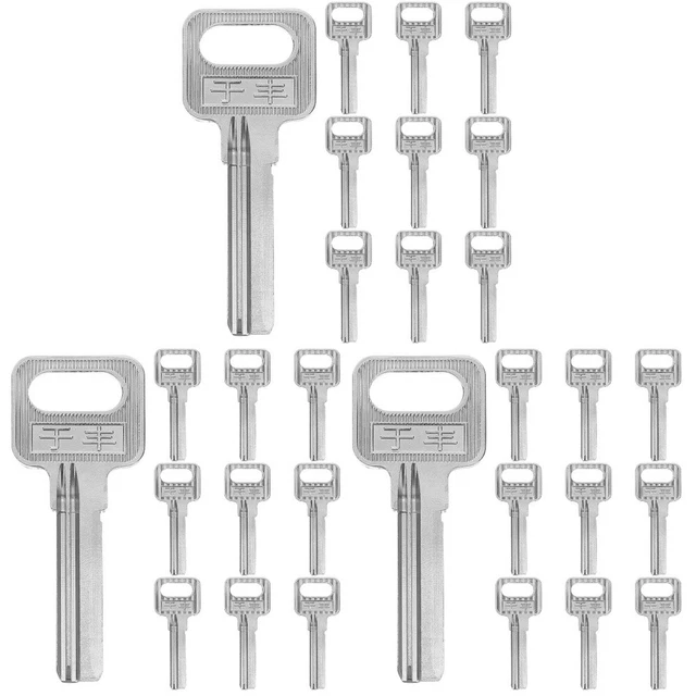 30 pz chiave vuota porta di casa chiave da bagno vuota chiavi vuote fai da te chiavi vuote