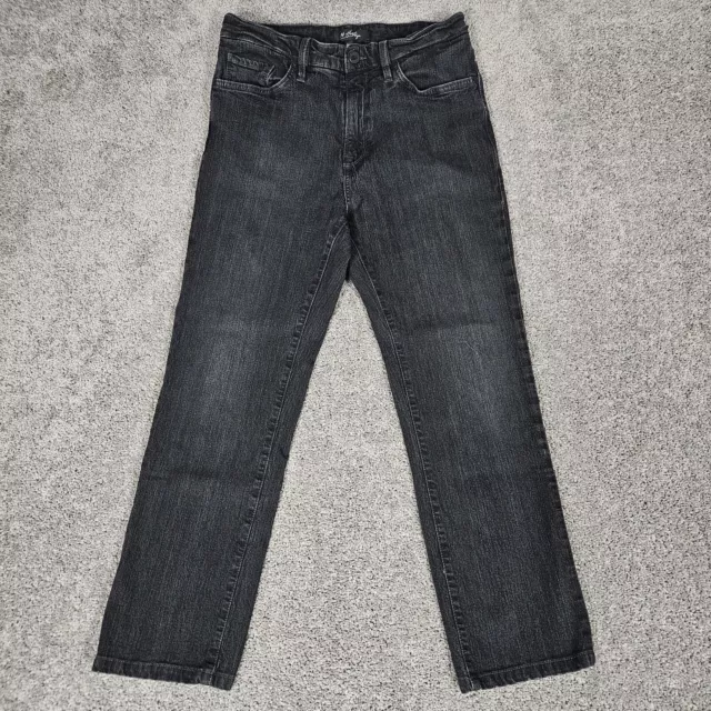 34 Heritage Jeans Mens 30X28.5 (Tag 34X32) Black Charisma Comfort Rise Classic