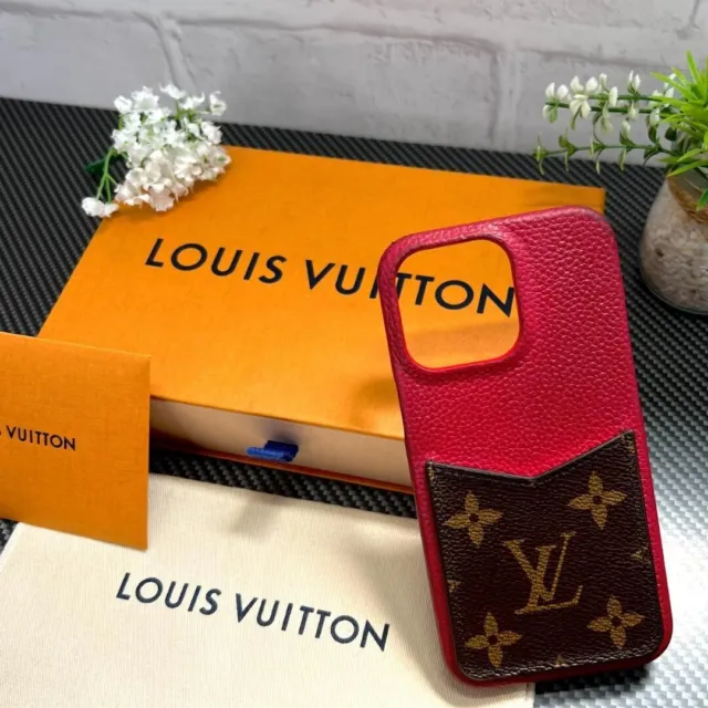 Authenticated Used LOUIS VUITTON Louis Vuitton IPHONE Bumper 11Pro Other  Accessories M69095 Monogram Canvas Leather Brown Red iPhone Case Mobile  Cover Smartphone 