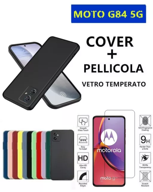 Cover Morbida Custodia Silicone Tpu Opaca pre motorola moto G84