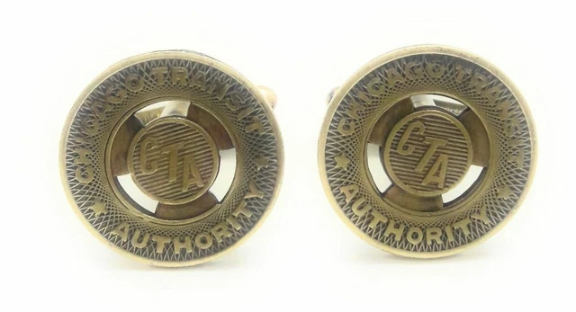 Retro Chicago Transit Token Cufflinks Manufacturers Direct Pricing!!!!! Retro Chicago Transit Token Cufflinks Manufacturers Direct Pricing!!!!!