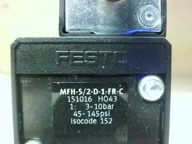 Festo MFH-5/2-D-1-FR-C Solenoid Valve 151016 45-145psi - New No Box