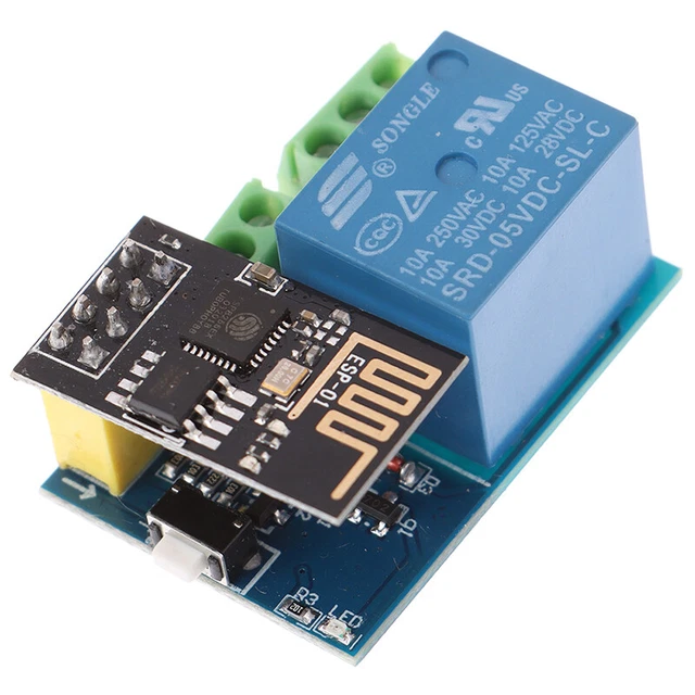 ESP8266 ESP-01S + 5V WiFi Relay Module Smart Home Remote Control Unlock Se.pj