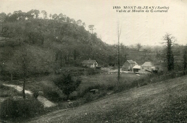 MONT SAINT JEAN Courtavel Valley and Mill Map