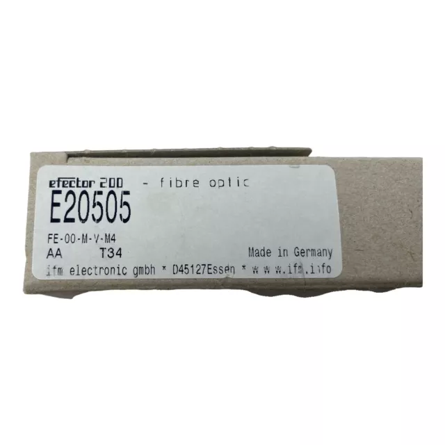 Ifm E20505 FE-00-M-V-M4 Fibre Optique Einweglichtschranke 3