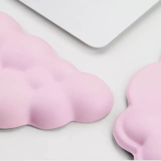 Clavier en forme de nuage Souris Poignet Support Pad Mousepad Anti-dérapant  Base Tapis de souris
