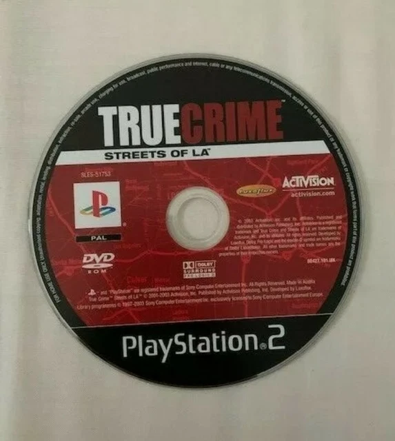 PlayStation 2 True Crime Streets Of L.A. DISC ONLY PS2 PAL