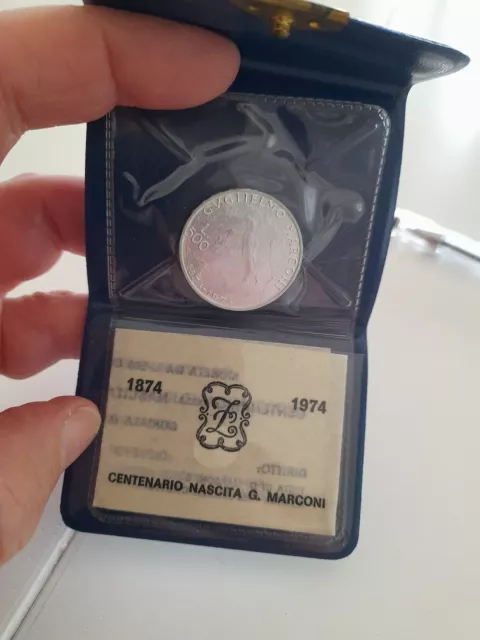 500 lire 1974 commemorative GUGLIELMO MARCONI - FDC - Repubblica Italiana