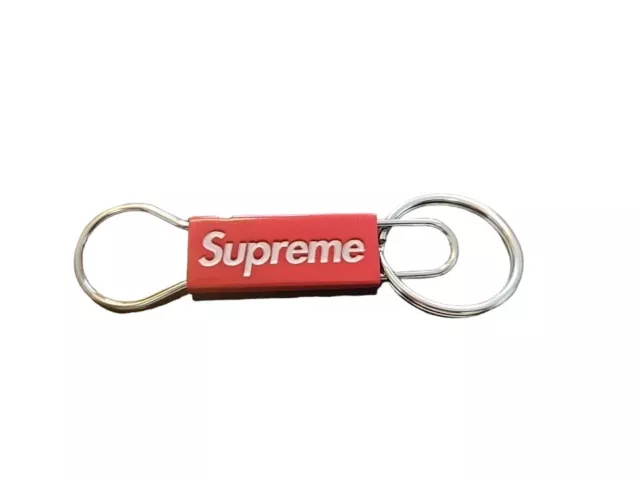 Supreme Clip Keychain (Red) Ss22 Emilio Pucci Box Logo Tee Leather Key Loop