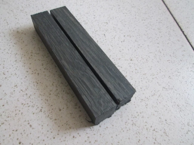 2pcs.lot Bog Oak morta wood Woodturning/ (20*20*135mm) 1000-5800 Years Old