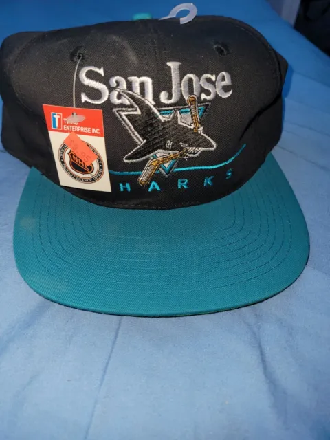 Vintage NHL (Twins) - San Jose Sharks Deadstock Snapback Hat 1990s