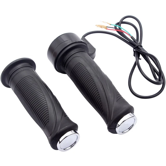 Poignée D'Accélérateur Vélo Électrique 36V/48V Avec Affichage LED Tension Temps Réel - Modèle 48V