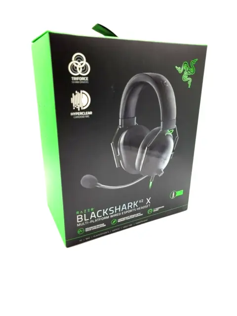 Razer BlackShark V2 X Gaming Headset - Schwarz (RZ04-03240100-R3M1) NEU & OVP