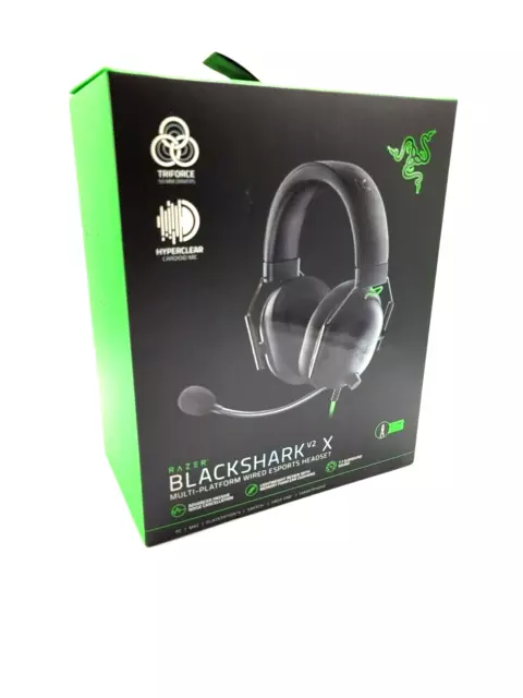 Razer BlackShark V2 X Gaming Headset - Schwarz (RZ04-03240100-R3M1) NEU & OVP