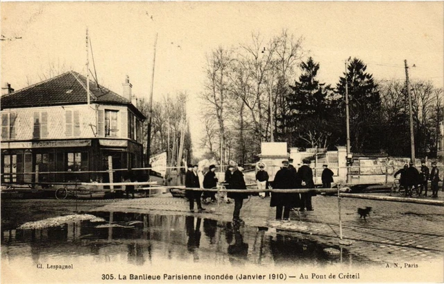 CPA AK CRETEIL Au Pont de CRÉTEIL (671853)