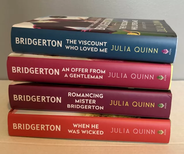 Julia Quinn Bridgerton Hardcover Historical Romance 4 Book Lot