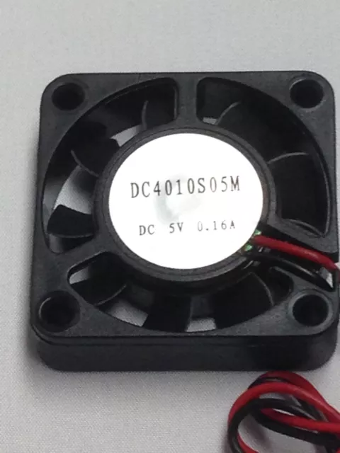 FAN 5V DC 40mm 40  10mm 0.16A  5800 RPM 6.5 cfm