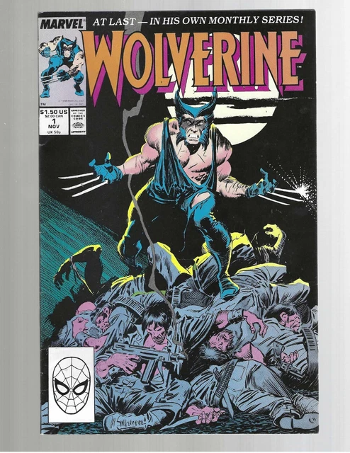 🔥🔑WOLVERINE Vol.2 #1 1988 1st Patch VF 8.0