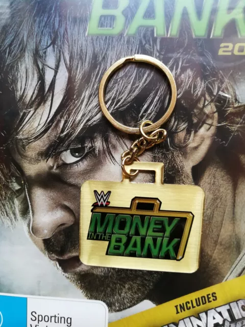 E4 BRAND NEW SEALED WWE - Money In The Bank 2015 (DVD, 2015) + Bonus Key Chain!