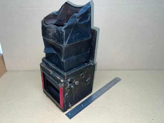 Vintage Box Plate Reflex Camera Butchers Popular Pressman c1925 Spares or Repair