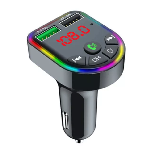 Wireless Bluetooth FM Transmitter Car MP3 Audio Receiver Player 3.1A USB Adapter