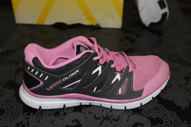 Karrimor Flexible Mujer Running Zapato Negro Fucsia Todas Tallas Nuevo con Caja