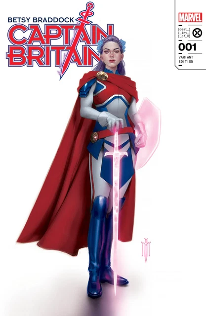 Betsy Braddock: Captain Britain #1 Unknown Comics Miguel Mercado Exclusive Vogue