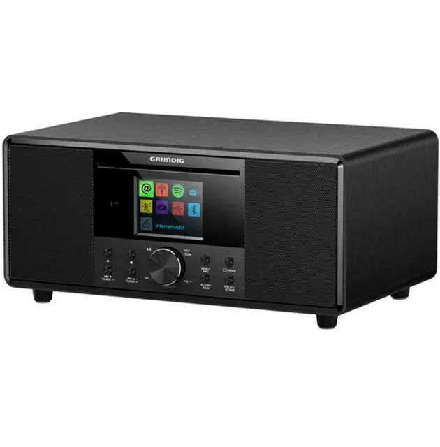 grundig micro-chaîne all-in-one 32w noir avec bluetooth dtr7000