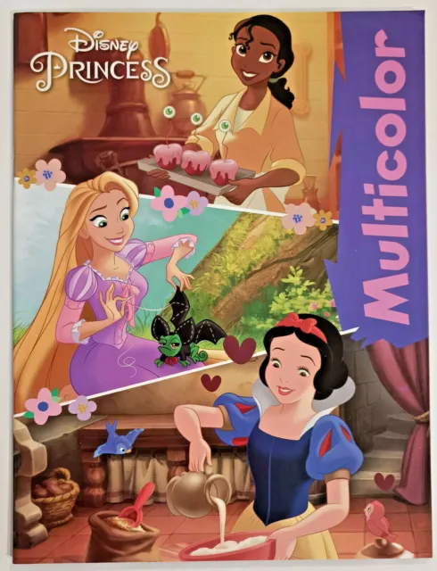 Malbuch Princess Disney Bilder zum Ausmalen Multicolor DIN A4 mit 16 farbigen