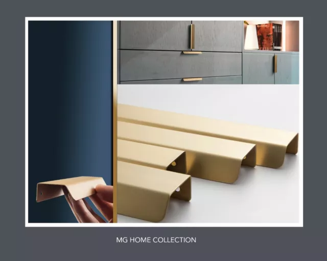 Brass Copper Cabinet Handles Kitchen Drawer Cupboard Pulls