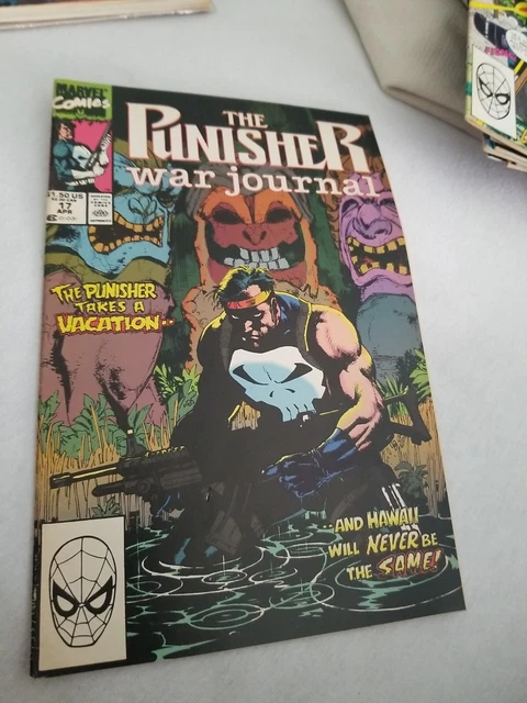 Punisher War Journal #17 (1988 Series) Direct Vol. 1 Marvel Comic Book Apr 1990