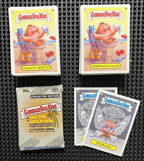 2023 GARBAGE PAIL KIDS GO ON VACATION COMPLETE BASE SET 200 CARDS w/wrapper