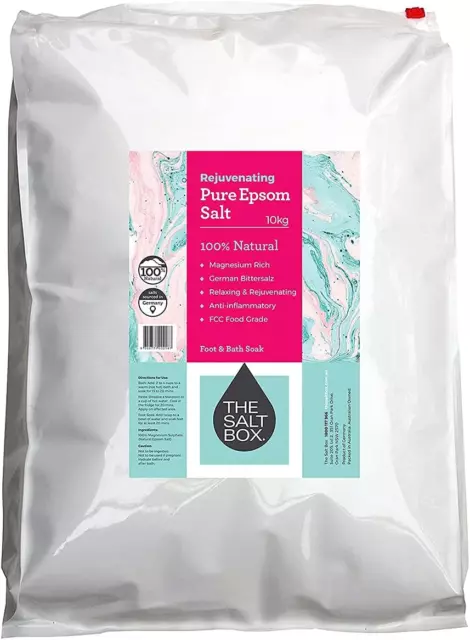 - Rejuvenating Pure Epsom Salt - 100% Natural Foot & Bath Soak - Magnesium Rich